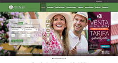 Desktop Screenshot of hotelracquet.com
